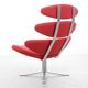 Paire de fauteuils scandinaves vintage modèle Corona
