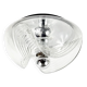 Space Age Glass Ceiling Light 'Wave' Model by by Koch & Lowy for P&P, 1970s