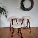 Tabourets tripodes