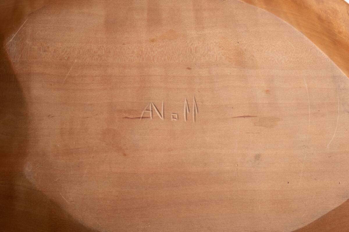 Alexandre Noll. Organically shaped sculpted bowl. 1940s/50s