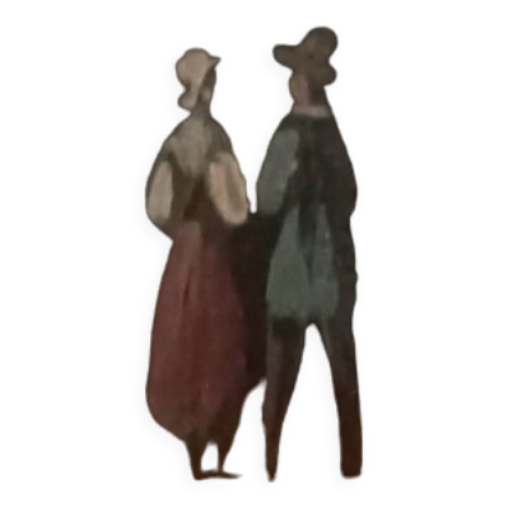 Pair of oil painting on wood