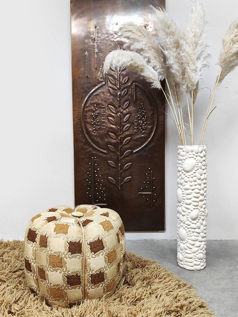 Vintage Tulip footstool ottoman tabouret Jindrich Halabala