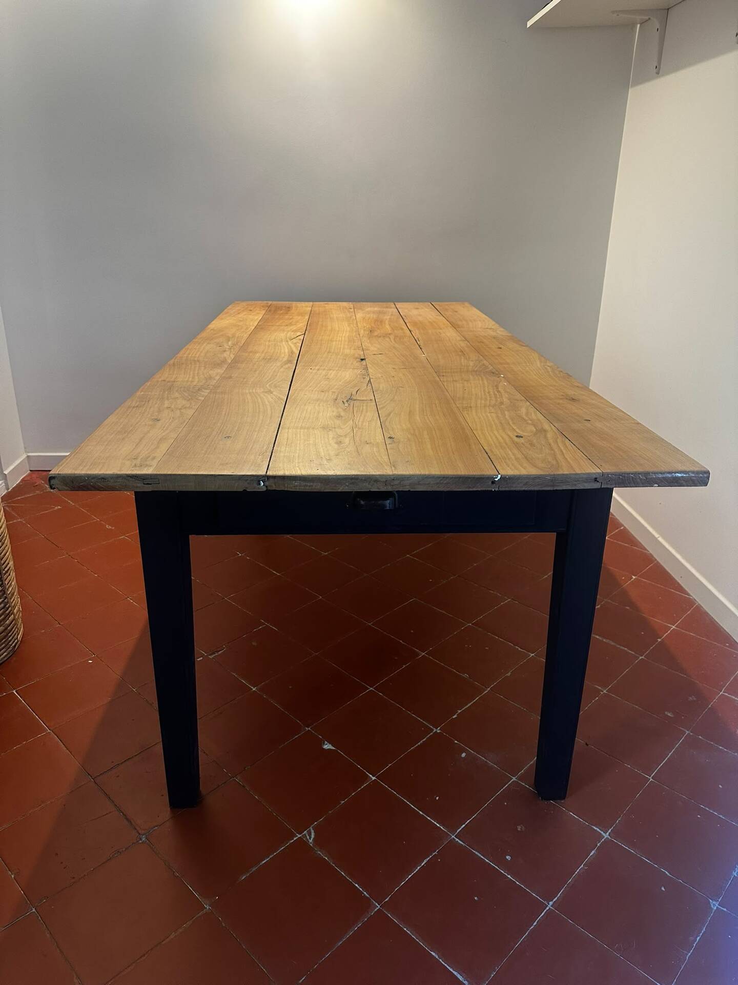 Table de ferme en chêne