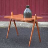 Green enameled ceramic vase, modernist vase, numbered vase, minimalist, collection, decoration