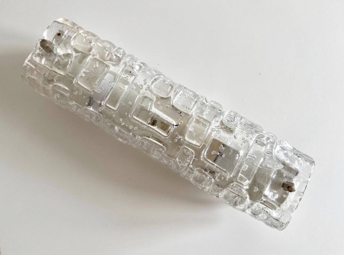 Vintage crystal wall sconce by Gert Nyström, 1960s