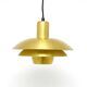 Golden Belux lamp, Denmark, 1970s