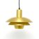Golden Belux lamp, Denmark, 1970s