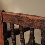 Alpine armchair in larch, 18th century