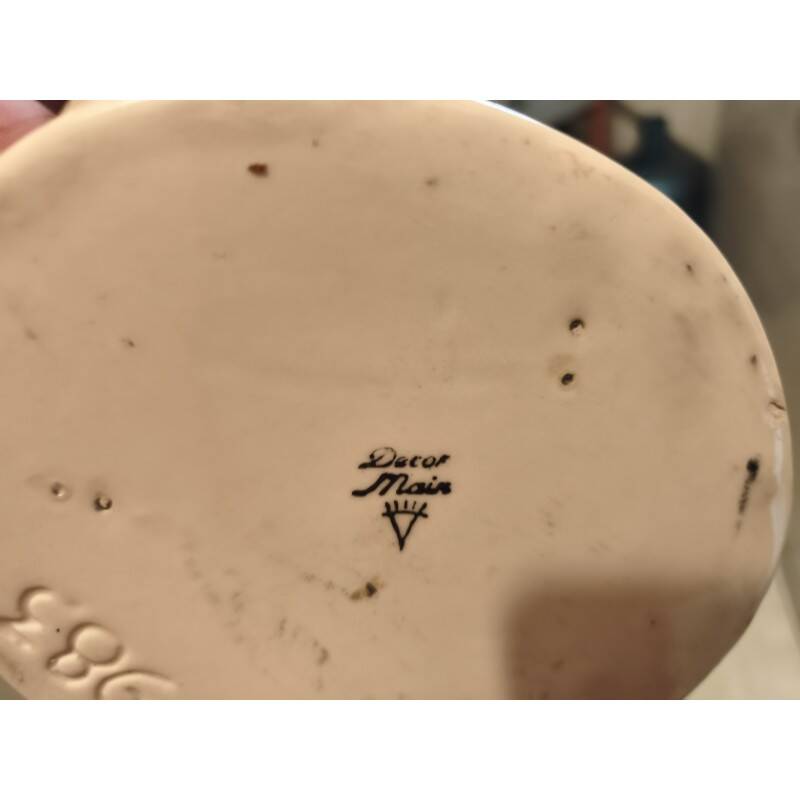 Vintage earthenware vase: Tess