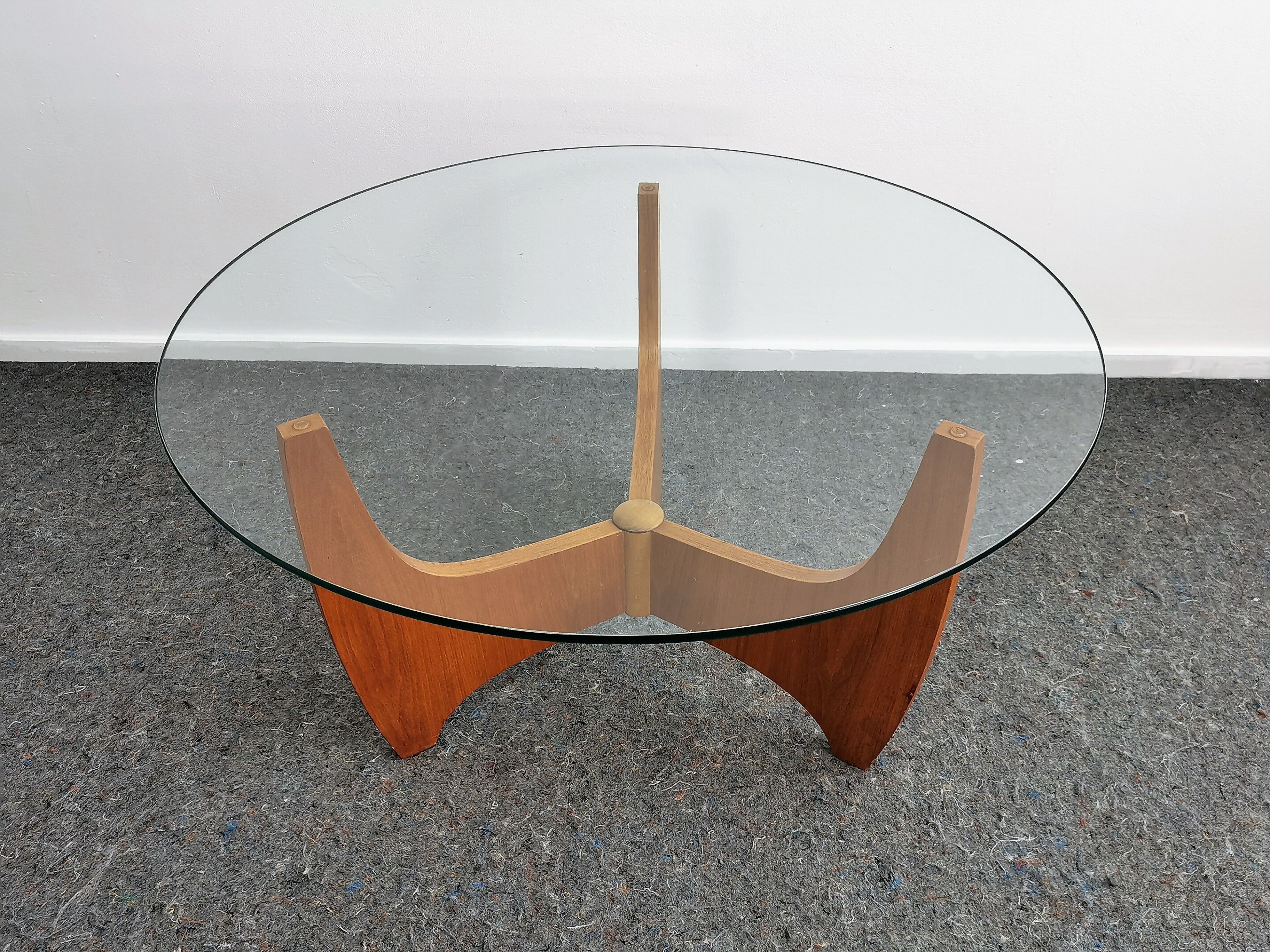 Teak Veneer Coffee Table 1960's