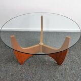 Table à café teak Veneer 1960