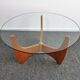 Table à café teak Veneer 1960