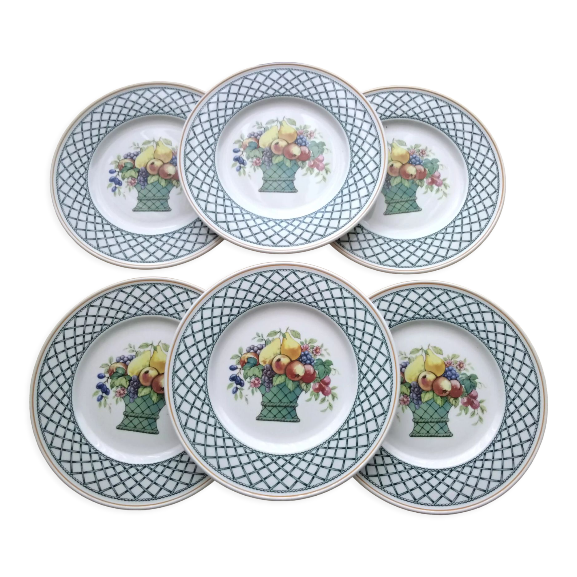 Set de 6 assiettes à dessert Villeroy Boch Modèle Basket