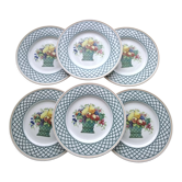 Set of 6 dessert plates Villeroy Boch Model Basketball