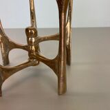 Midcentury Brutalist Bronze Candleholder by Michael Harjes, Germany, 1960s