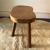 Vintage wooden tripod stool