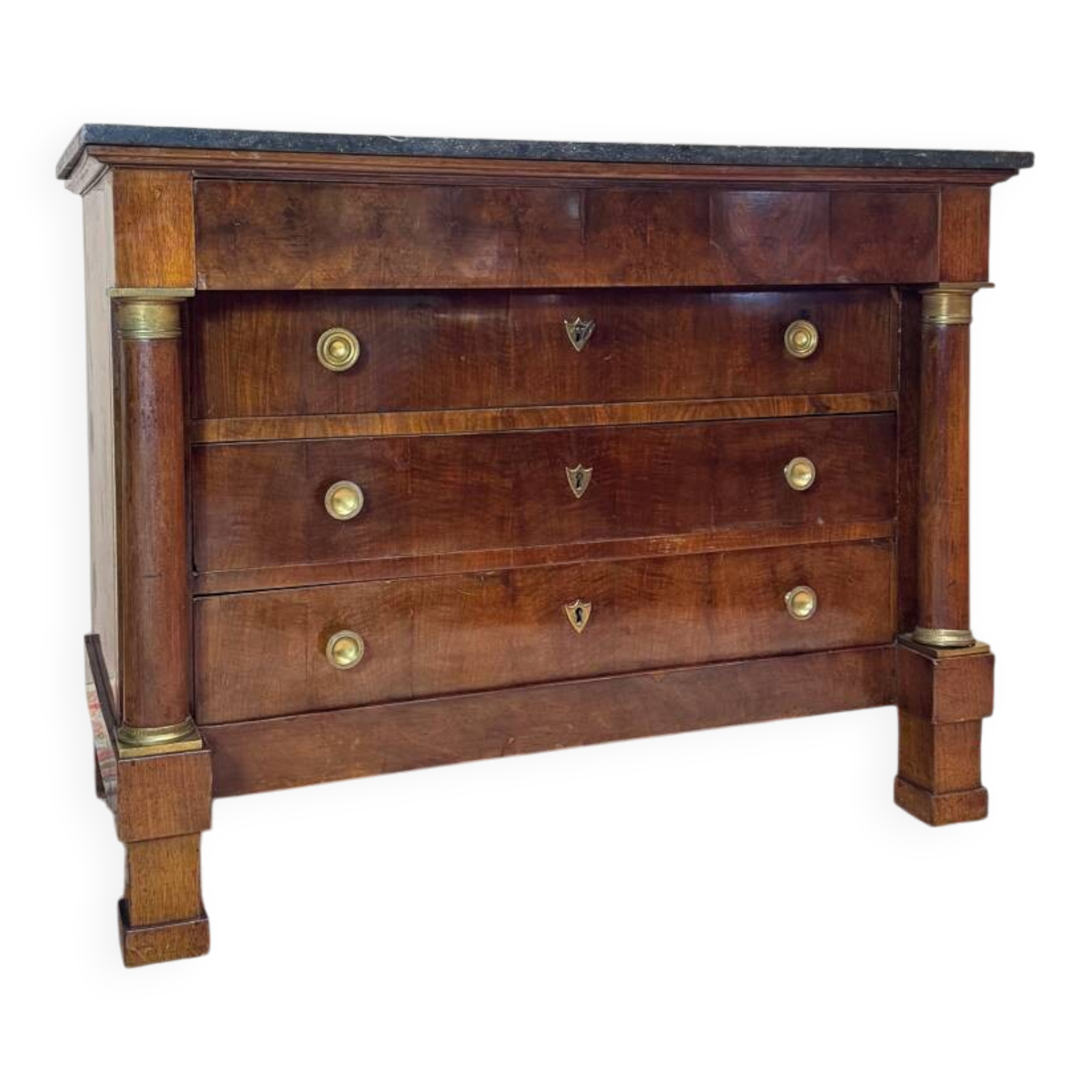 Mahogany commode from the empire period 19th century