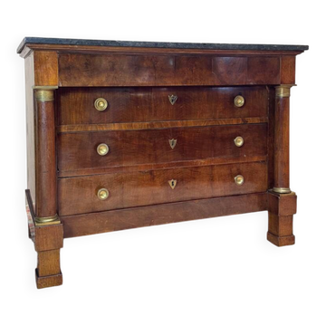 Mahogany commode from the empire period 19th century