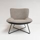 Rolf Benz leather 383 chair by Joachim Nees, after 2000