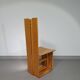 Mycene chair by Ferdinando Meccani for Meccani Arredamenti, 1978. Cherry chair. Dimensions 43.5 x 44