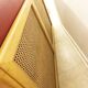 Banquette cannage vintage, 1980