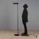 Vintage lacquered metal floor lamp, design, Italy, 1980s