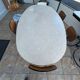 Table à manger ovale en marbre travertin beige clair - 1970