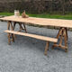 Superbe table style champêtre