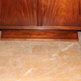 Art deco period console in exotic wood and marble circa 1930