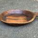 Hand-carved wooden African bowl with handle 64cm