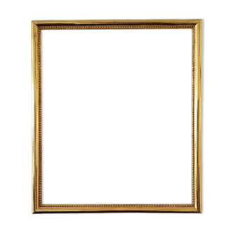 Old frame gilded with gold leaf