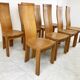 Set of 8 dining chairs by Rob & Dries van den Berghe, 1980s