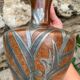 Pitcher in ceramic and tin from Savoy