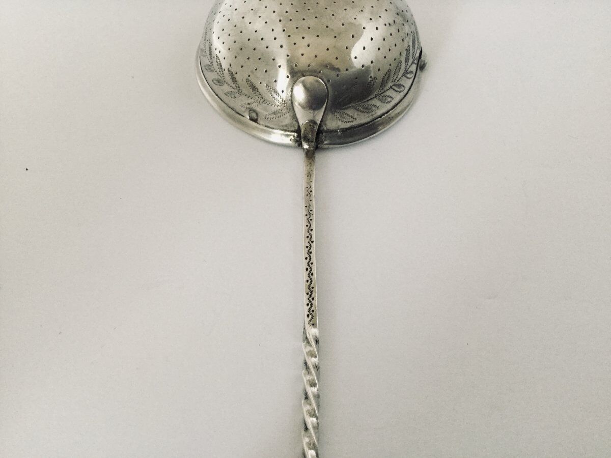 Silver punch ladle, Eugène Cadot