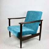 Fauteuil Blue Ocean GFM-142 attribué à Edmund Homa, années 1970