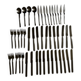 Partie de ménagère Carlo Hugo Pott à Solingen en acier chromé, 47 pièces, 1975