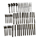 Partie de ménagère Carlo Hugo Pott à Solingen en acier chromé, 47 pièces, 1975
