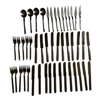 Carlo Hugo POTT cutlery set in SOLINGEN chrome steel 47 pieces 19
