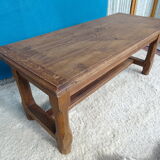 Solid oak farmhouse coffee table