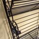 Wrought iron baker's shelf
