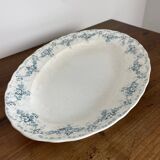 Plat oval 41 cm en faïence de Maastricht modèle Clara