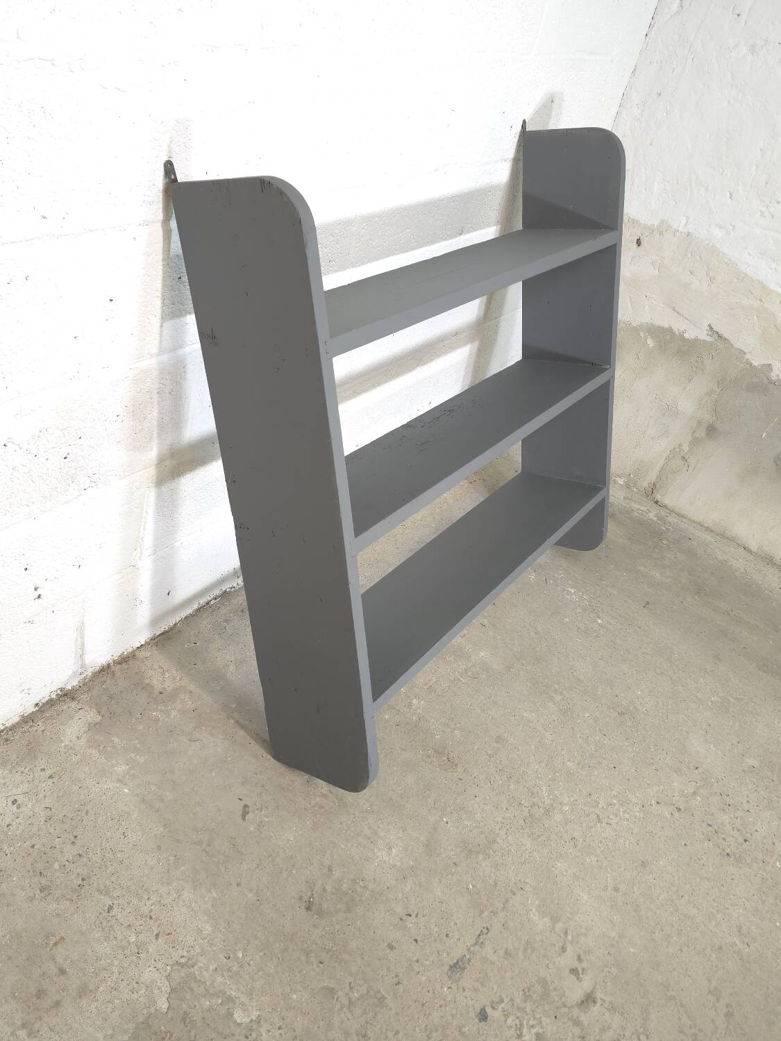 Antique grey kitchen shelf / wall shelf