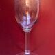 Ensemble de 9 verres à vin en cristal