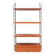 String wall shelf with drawer by Kajsa & Nisse Strinning, 1950s