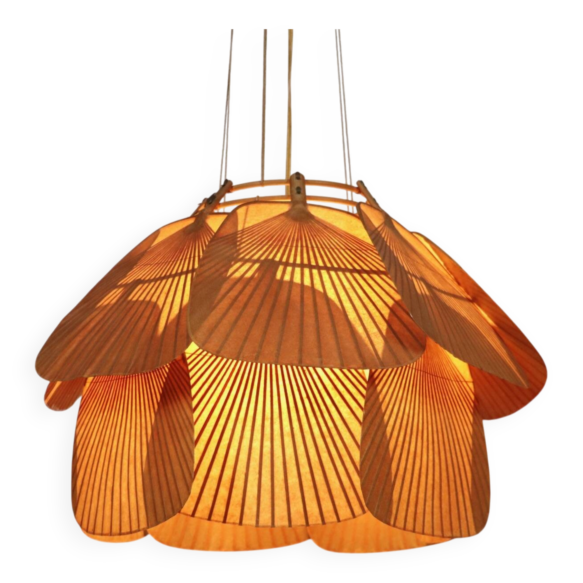 Ju-Yon chandelier by Ingo Maurer for Design M, Germany 1973