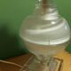 Lamp bases in blown glass, molded, Medici, baluster