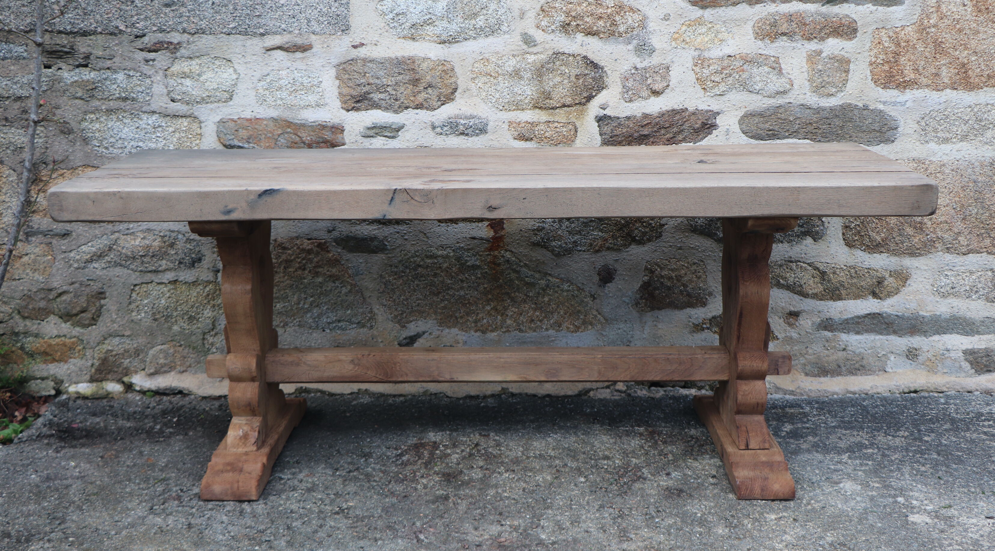 Wooden monastery table XIX