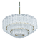 Glass and Brass Chandelier from Doria Leuchten, 1960s