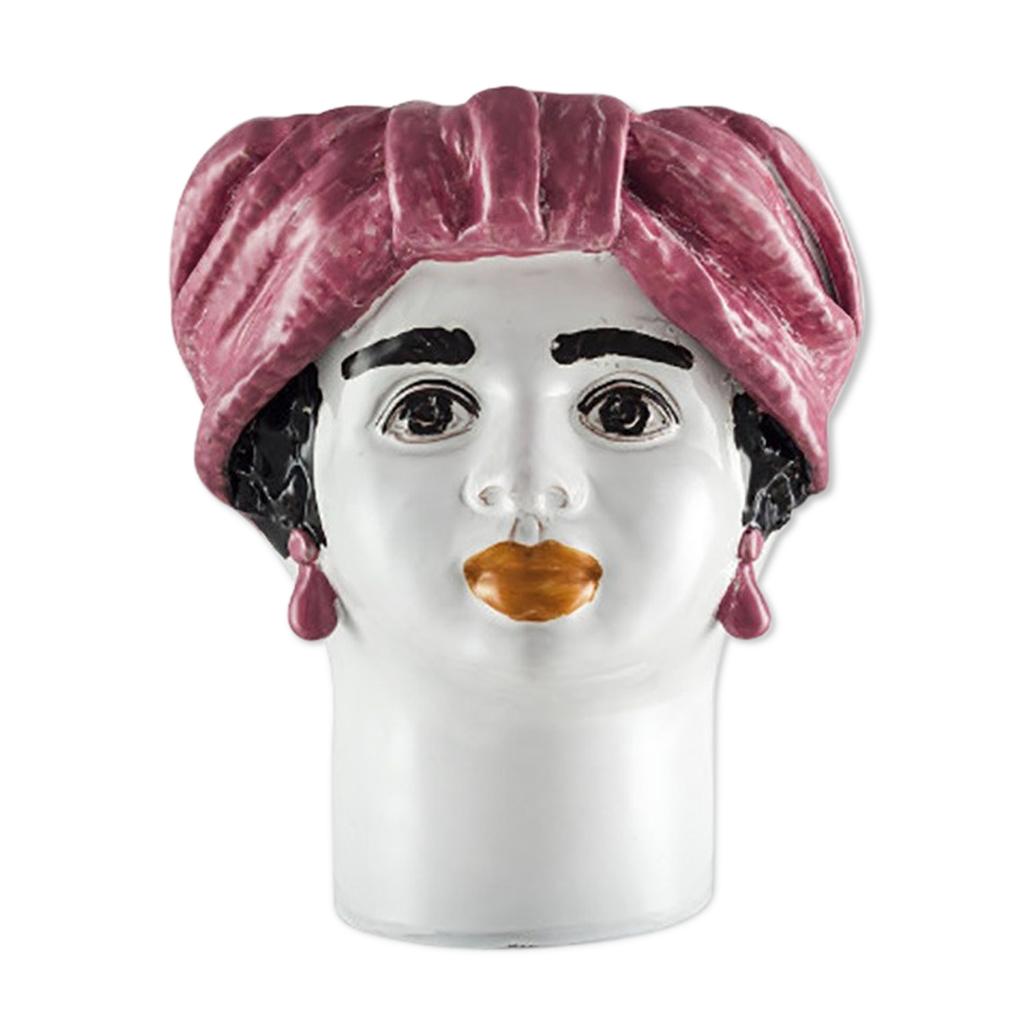 Vase tête moyenne rose femme