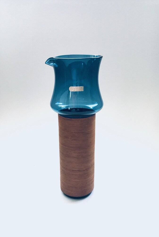 Mid-Century Modern Scandinavian Glass Decanter by Pukeberg, Sweden, 1960s